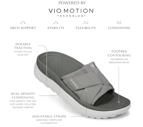 Vionic Rebound Unisex Recovery Slide Sandals - Comfort & Support3