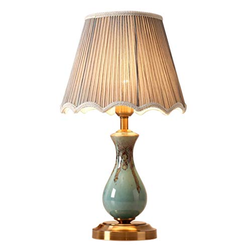 Preisvergleich Produktbild DIAOD Nachttischlampe, chinesische arbeitszimmer Lampe, Wohnzimmer Porzellan Flasche Lampe high-end dekorative Lichter (Color : B)