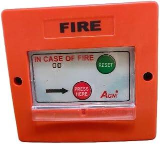 PVC Manual Call Point (MCP) | Fire Alarm Break Glass/Press Type Emergency Switch | Wall Mount Fire Safety Device Price In India