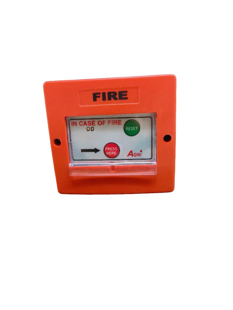 PVC Manual Call Point (MCP) | Fire Alarm Break Glass/Press Type Emergency Switch | Wall Mount Fire Safety Device-image-17