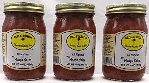 Old Florida Gourmet Products Inc, Salsa Mild Mango, 17 Ounce PACK...