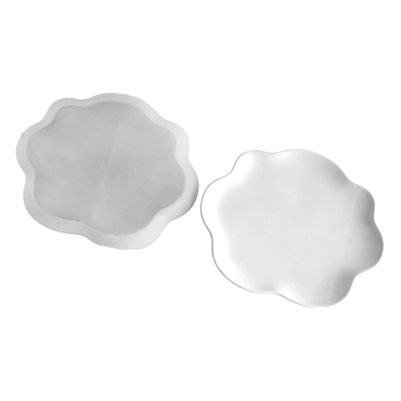 CAZSTYK Cloud Tray Molds Easy Demolding for Making Soap Jewelry Tray Decorative Plate Gypsum Decoration Rosin Casting Cast Cloud Shape