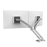 ERGOTRON エルゴトロン MXV モニターアーム デスクマウント デュアル スリムタイプ 2画面 シルバー 24インチ(18.1kg)まで VESA規格対応 45-496-026