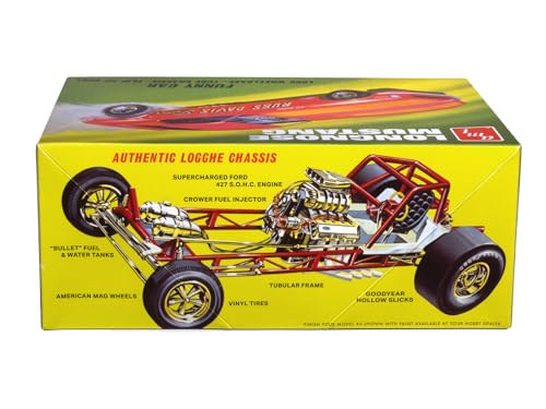Kit modelo 1:25 Ford Mustang Long Nose Funny Car miniatura 2