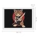 Kendo Kanji Cat Adults Diamond Art Painting Kit DIY Full Round Drill Craft Decoration for Home