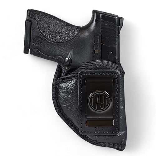 1791 EcoCarry Gun Holster - IWB Holster fits Springfield XDS 9mm, Smith and Wesson M&P Shield 9mm, Taurus 709 Slim, Walther PPS, CCP, P22Q and Similar Sub Compact Pistols (SC1) - 1791 Gunleather