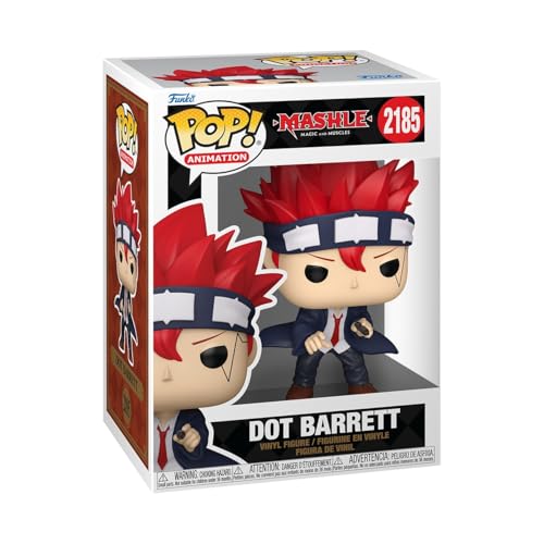 Funko Pop! Animation: Mashle - Dot Barrett - Probabilità di 1/6 per la Variante Chase - Figura in Vinile da Collezione - Idea Regalo - Merchandising Ufficiale - Giocattoli per Bambini e Adulti