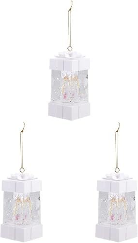 Miniatura 1 de 3 lámparas parpadeantes sin llama decorativas para casa iluminadas pequeñas de escritorio con purpurina para fiesta decoración del hogar estilo LED