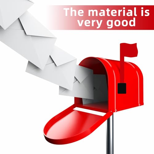 2 Pack Mailbox Flag Replacement, 7 Inch Self-Stick Mailbox Flag, No Tools Required Installation, Fit for Standard Mailboxes, Easy-to-Apply and Remove for Mailbox Indicator Flag, Weather-Resistant - Thumbnail 3