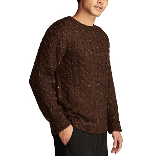 Lucky Brand Men's Cable Crew Neck Sweater3