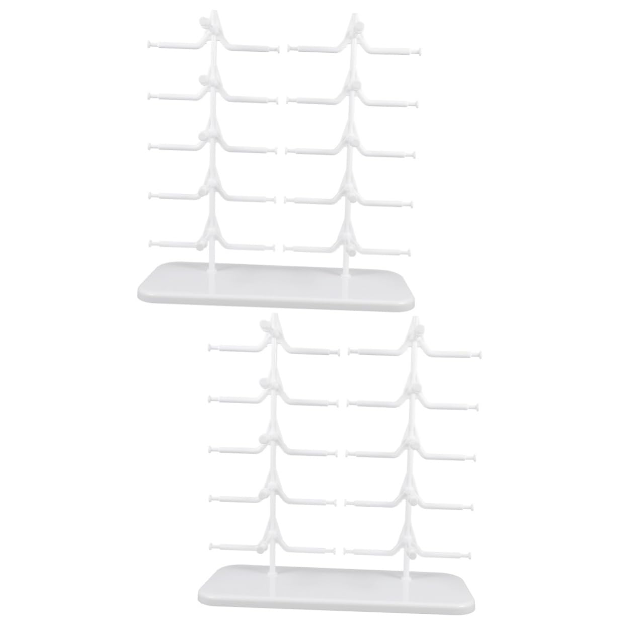 Gatuida 2pièces Organisateur De Lunettes De Soleil Transparent Support à Plusieurs Niveaux Rangement Pour Lunettes Étagère De Présentation Élégante Pour Boutique Ou Usage Quotidien