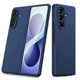 Giyer for Samsung Galaxy Z Fold 8 Ultra Case with Built-in Screen Protector, Ultra Slim Lightweight Anti-Drop Wear-Resistant PC Hard Flip Protective Cover for Samsung Z Fold 8 Ultra Phone Case (Blue)