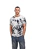 RONOMO Men's Round Neck Short Sleeved T-Shirt | Medium Elasticity | Soft and Breathable | Pre Shrunk Treatment| (ZR Blauer weiß 4XL) #2