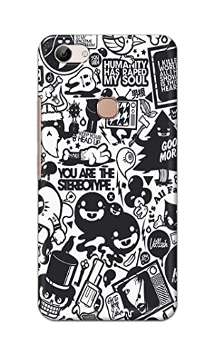 Image of Printed Hard Back Cover Case for Vivo Y83 Back Cover (Mixed Cartoon) -1302