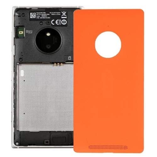 Nokia Spare Battery Back Cover for Nokia Lumia 830(Black) Nokia Spare (Color : Orange)