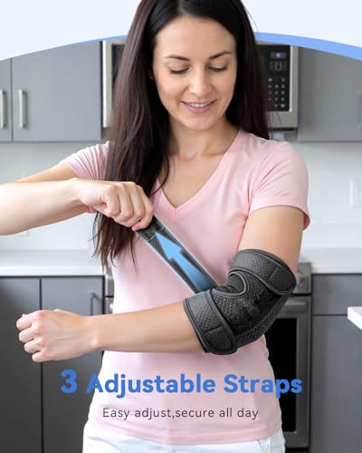 Upgraded Cubital Tunnel Elbow Brace with Elastic Bars