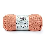 (1 Skein) Lion Brand Yarn Truboo Yarn, Coral