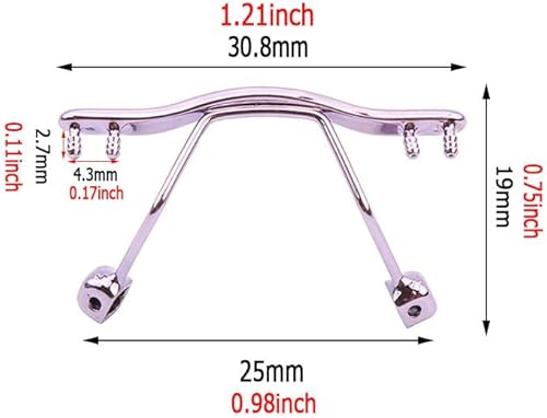 Miniatura 9 de Reparación de lentes de puente de nariz de repuesto de color de pistola de metal, almohadillas de nariz de cristal, tornillo y destornillador para