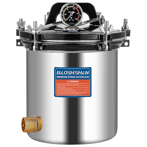 Opiniones y reviews de Tapa de Olla Express Presto disponible en línea para comprar. 46 BAOSHISHAN Autoclave de vapor de 18 litros, 19 cuartos de galón de acero inoxidable, autoclave de presión portátil, 1 kW 110 V