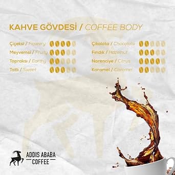 Addis Ababa Coffee - Ethiopia Single Origin Coffee 4x250 Gr. (Filter Coffee)