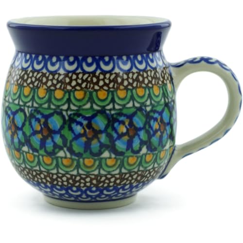 Taza cerámica artesanal Märdi Gras 12 oz miniatura 1