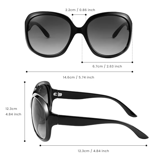 Polarized Sunglasses for Women,Vintage Classic Sunglasses Fashion Design UV Protection Lens For Sunscreen,driving3
