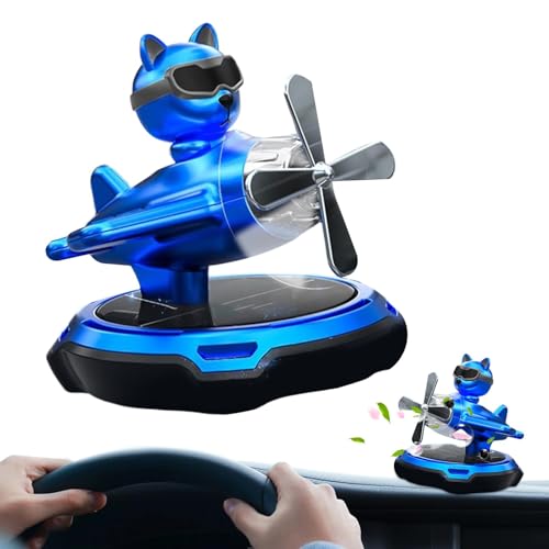 太陽光発電式芳香剤、回転する車用ディフューザー、車の臭い除去、魅力的な回転デザイン、取り付けが簡単、8.5x10.5cm/3.35x4.13インチ、車の香り付けデバイス用。