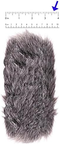 Furry Dead Cat Professional Microphone Wind Muff (Full Size) - (L) 7.25" x (W) 3.625" - 1" Opening - (184mm x 92mm) - 25mm Opening - Fits Rode Videomic Pro, Rode NTG1, 2, 3 & 4.. Plus Many More.