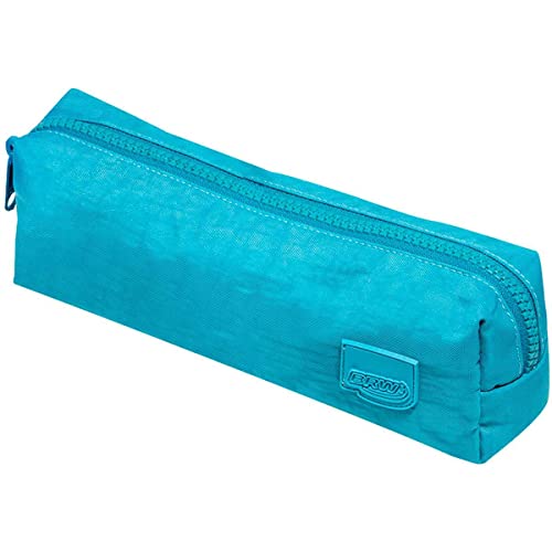 Estojo Nylon 1 Zíper Verde Água, BRW