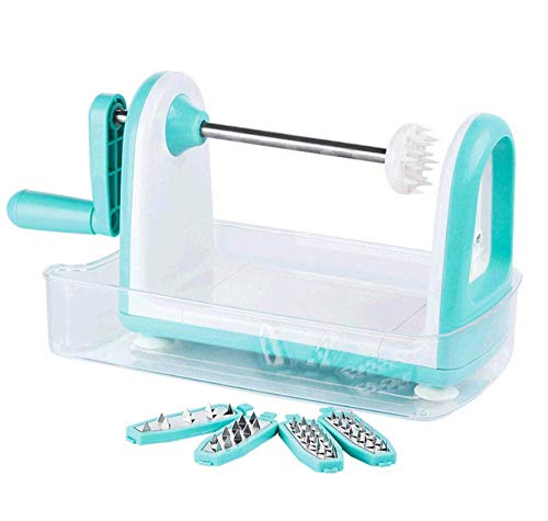 Gemüseschneider, Kartoffelschneider, Multifunktions-Spiralschneider, Blumen-Lockenwickler, geschnitztes Messer, Haushalts-Reibe