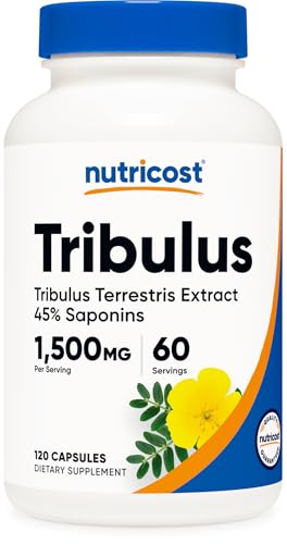 Nutricost Tribulus Terrestris Extract 1500mg, 120 Capsules - 60 Servings
