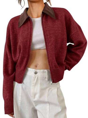Image of Saodimallsu Womens Long Cardigan Sweaters Chunky Open Front Oversized Slouchy Knit Fall Trendy Coatigan Jackets