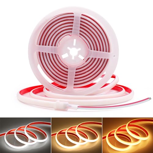 Tira LED COB KISUFU 2M 320 Luces IP68 Blanco Cálido miniatura 1