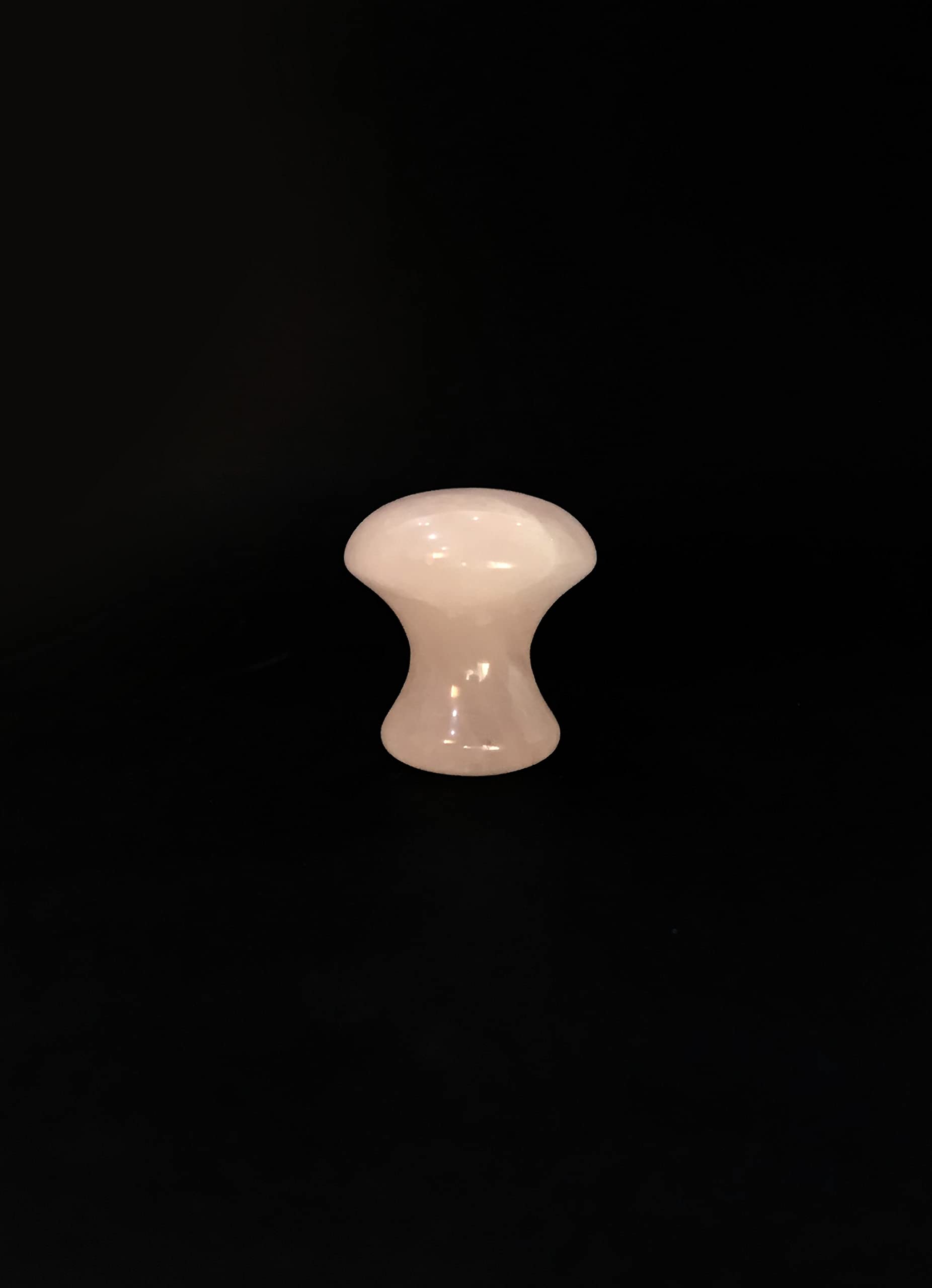 ilika Rose Quartz Guasha - Mushroom shape