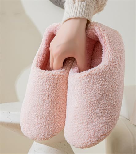 Soft House Slippers Open Toe Women Men Fluffy Non Slip Cozy Bedroom Shoe House Outdoor Winter Fall Washable Flat Sole2