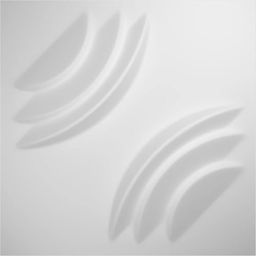 Ekena Millwork WP20X20ARWH-CASE-50 19 58 pulgadas de ancho x 19 58 pulgadas de alto Artesano EnduraWall Cubiertas decorativas para paneles de pared