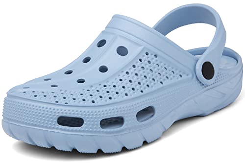 Image of ChayChax Men's and Women's Arch Support Clogs Garden Shoes Slip-on Outdoor Beach Water Sandals with Removable Cushion Footbed