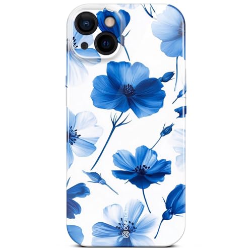 Protection de caméra iPhone 13 - Coque fleurs rigide fine contre les rayures quotidiennes