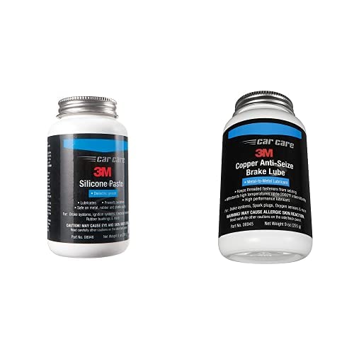 3M 08945 Copper Anti Seize Brake Lube - 9 fl. oz. & 3M 08946 Clear Silicone Paste - 8 oz.
