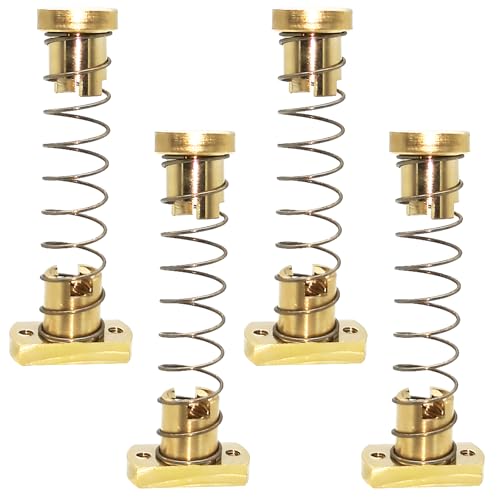Anti-Backlash Spring T8, CESFONJER 4 Sets Threaded Rod Eliminate the Gap Spring, Loaded Nut for 3D Printer CNC Machine 8