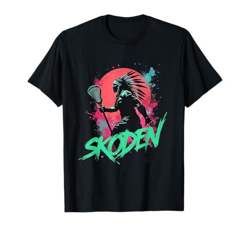 Skoden Native American Indian Slang Lacrosse T-Shirt