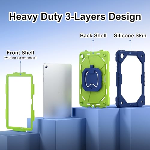 Funda Samsung Tab A11 Plus 2025 con soporte antichoque y funda para tablet 2