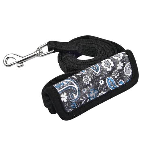 Puppia Cynthia Laisse Chien Motif Paisley Noir Grand