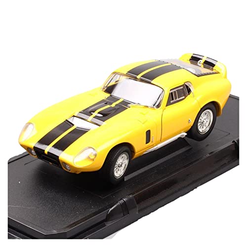 1 18 Apto para Shelby Cobra Dayona 1965 Modelo Coche Colección Adornos Recuerdo De Metal para Adultos No Control Remoto Modelos
