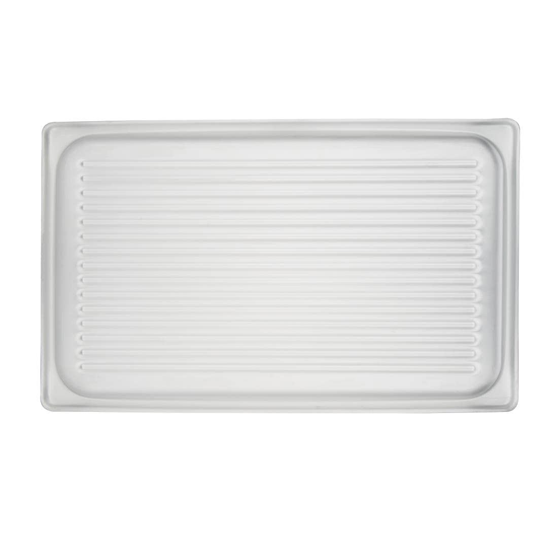 Vogue Plaque de cuisson à rainures en aluminium anti-adhésive, taille : 30 (H) x 530 (L) x 325 (P) mm, matériaux : aluminium enduit de téflon, plaque de cuisson, plaque de four, S372
