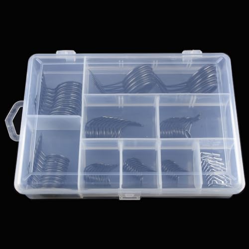Kit 90 piezas anillas reparacion cañas pesca miniatura 6