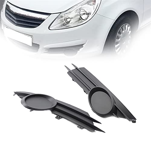 Cubierta rejilla de coche para Opel Corsa D 2006-2011 - Parachoques delantero luces antiniebla