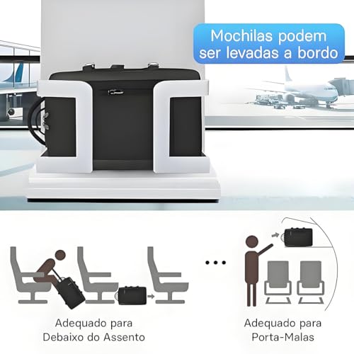 Romantic Crown Mochila de Viagem Expansivel Masculina Feminina, Mochila Para Notebook Executiva Impe
