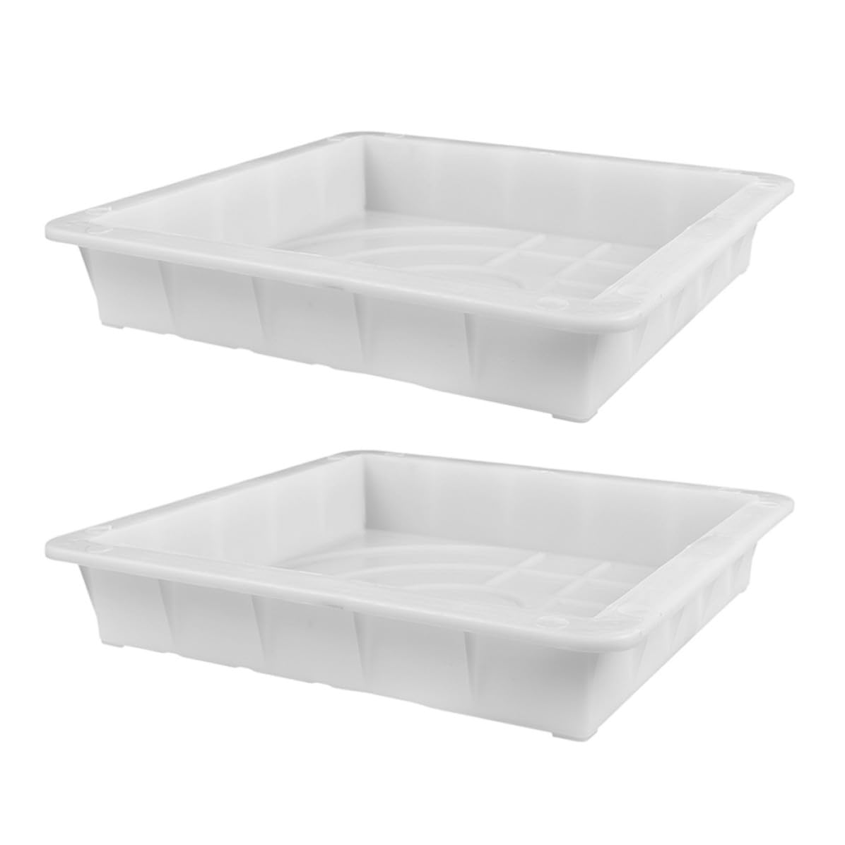 Moldes para adoquines de cemento plásticos de 2 piezas para bordes de jardín