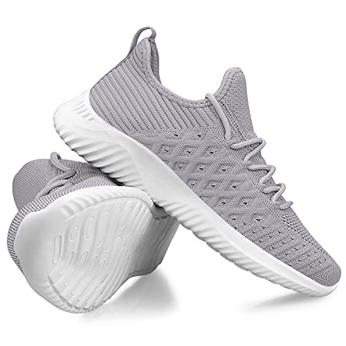 Image of Feethit Womens Slip On Walking Shoes Lightweigh Running Shoes Breathable Workout Shoest Non Slip Gym Sneakers